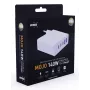 Cargador rápido Verico MOJO GaN 140W multipuerto USB-C y USB-A para portátiles, smartphones y tablets, Blanco