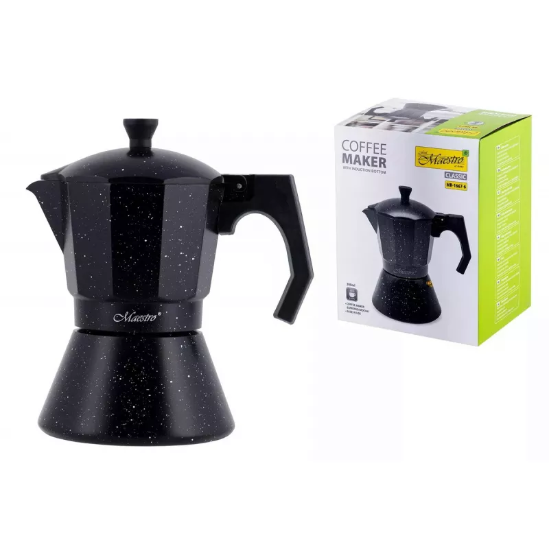 Cafetera Maestro MR-1667-6 — cafetera espresso para 6 tazas