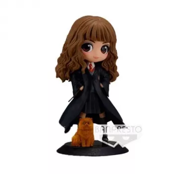 Figura de acción Banpresto Q Posket Hermione Granger con Crookshanks figura de colección