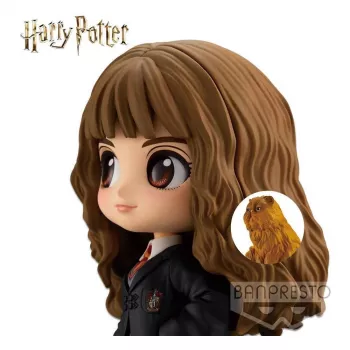 Figura de acción Banpresto Q Posket Hermione Granger con Crookshanks figura de colección