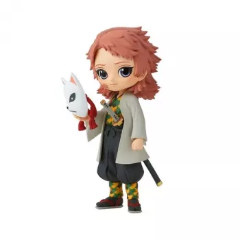 Figura de acción Bandai Q Posket Demon Slayer Sabito Ver. A figura de colección de PVC