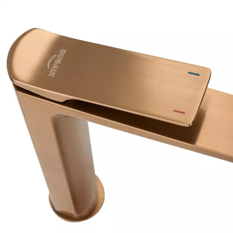 Invena | Grifo de lavabo | Neri BU-01-W14-L | cobre