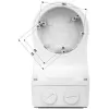 Soporte de montaje en mástil para cámaras domo TR-JB07/WM03-G-IN