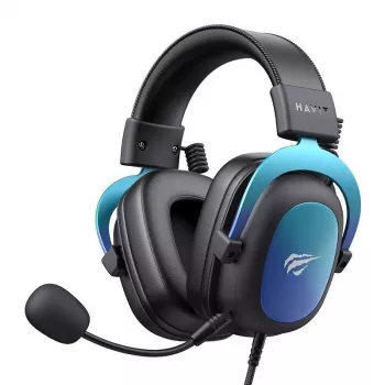 Auriculares gaming Bluetooth HAVIT H2002U PRO con micrófono, negro/azul