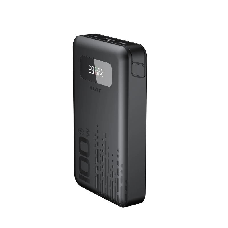 Batería externa portátil HAVIT PB5212 20000mAh — Batería externa de alta capacidad (negro)