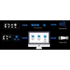 Cámara de vigilancia Uniview IPC2328SB-DZK-I0 tipo bala IP para exterior 3840 x 2160 píxeles techo/pared