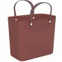 Rotho Multibag Albula Style 25L cesto de la ropa, rojo hierro