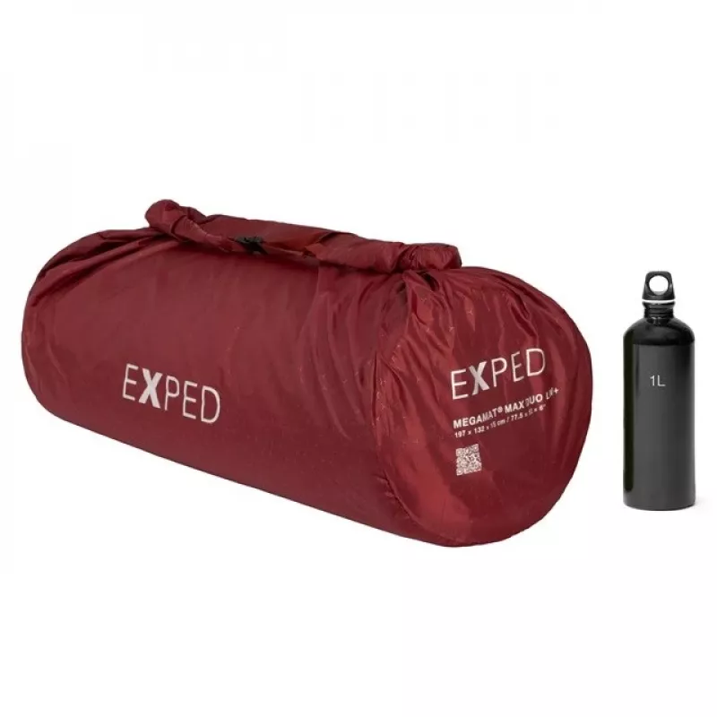 Esterilla de camping Exped Megamat Double talla LW+ roja