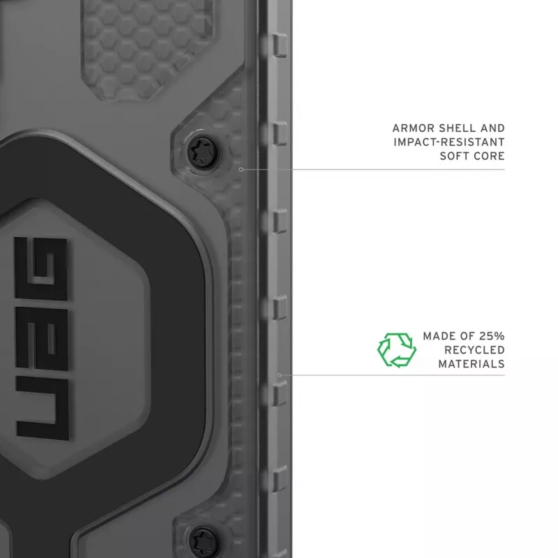 UAG Urban Armor Gear Pathfinder Case con módulo magnético | Samsung Galaxy S26 | ash (gris transparente)/negro | 214528113140 (214528113140)