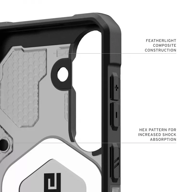 UAG Urban Armor Gear Pathfinder Case con módulo magnético | Samsung Galaxy S26 | ash (gris transparente)/negro | 214528113140 (214528113140)