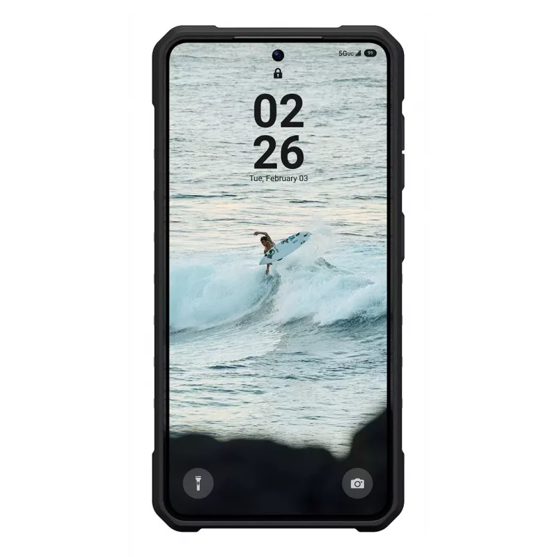 UAG Urban Armor Gear Pathfinder Case con módulo magnético | Samsung Galaxy S26 | ash (gris transparente)/negro | 214528113140 (214528113140)