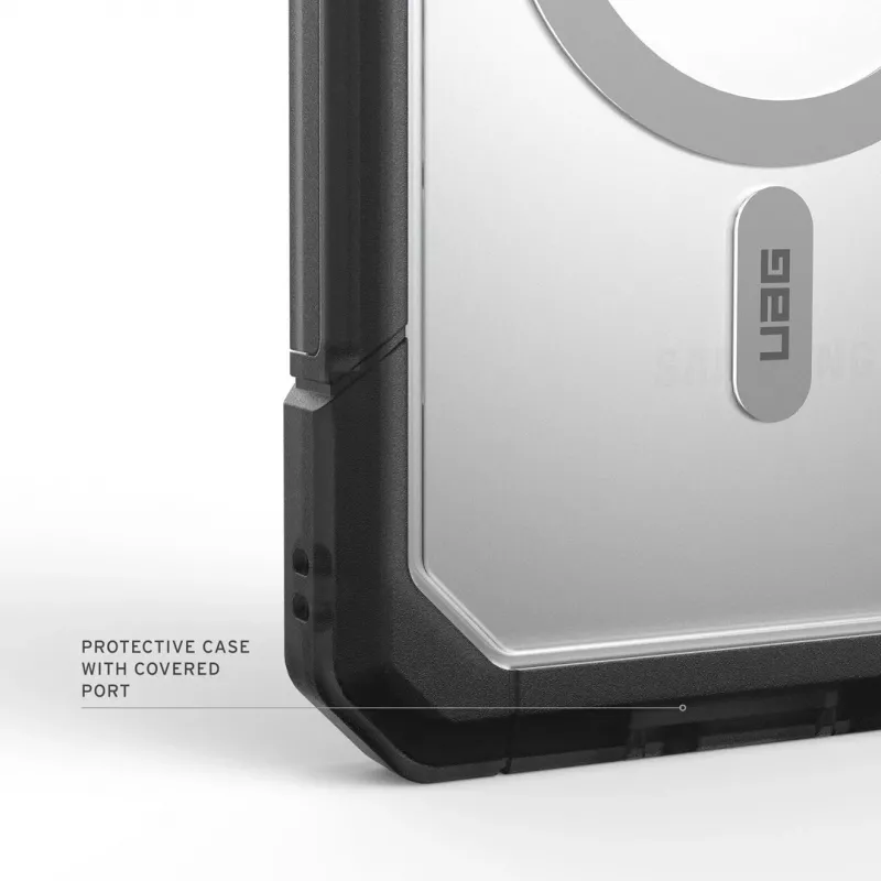 UAG Urban Armor Gear Trooper Funda con módulo magnético | Samsung Galaxy S26 Ultra | transparente/ash (gris) | 214516114G31 (214516114G31)