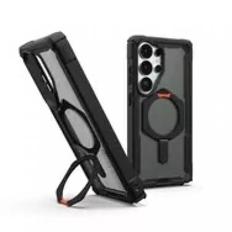 UAG Urban Armor Gear Plasma XTE Funda con soporte con módulo magnético | Samsung Galaxy S26 Ultra | negro/naranja | 214522114097