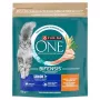 Purina Nestlé Purina ONE Comida para gatos 7+ con pollo y cereales integrales 750 g