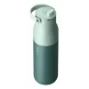 LARQ PureVis 2 botella de agua autolimpiable de acero inoxidable 680 ml, tapa de rosca, batería integrada, 20 días de autonomía, verde