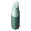 LARQ PureVis 2 botella de agua autolimpiable de acero inoxidable 680 ml, tapa de rosca, batería integrada, 20 días de autonomía, verde