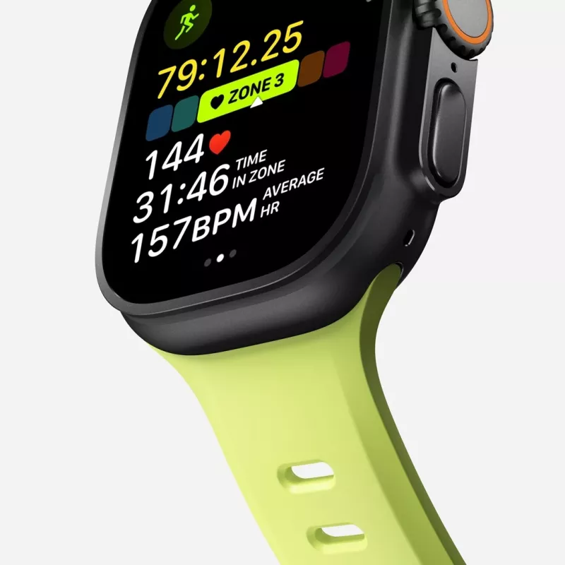 NOMAD Tempo Band - Correa para Apple Watch 49mm con FKM (Lumen)