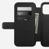 Funda para móvil de cuero Nomad Modern Leather Folio para iPhone 17 Pro Max (6,9 pulgadas) marrón, cuero/aluminio, 4 ranuras para tarjetas