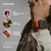 NOMAD Rocky Point correa para Apple Watch 46/49 mm, FKM y titanio, Magma/Black Hardware