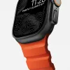 NOMAD Rocky Point correa para Apple Watch 46/49 mm, FKM y titanio, Magma/Black Hardware