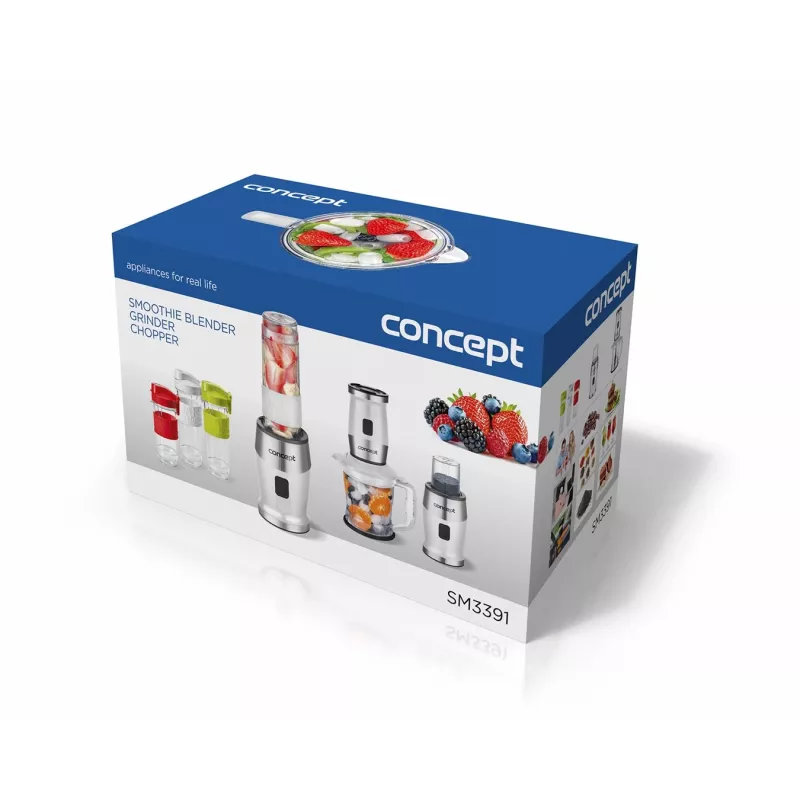 Concept sm3391 1,2 L batidora de mesa 700 W acero inoxidable, blanco