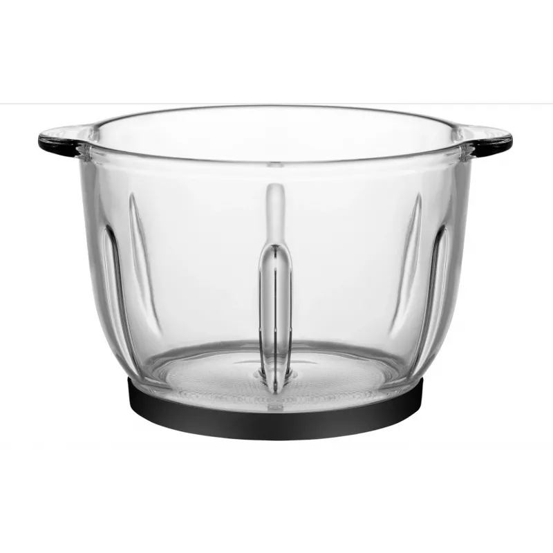 Robot de cocina Concept RM3300 con bol de cristal de 2 L, negro, carcasa de acero inoxidable, 220–240 V