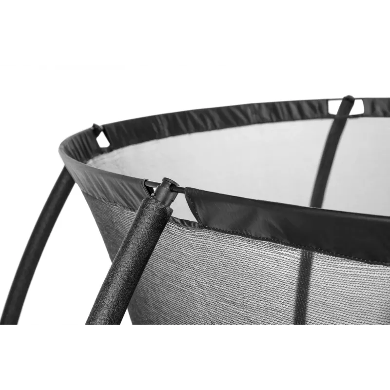 Trampolín de exterior Salta Cosmos 427 cm — modelo 5263A, negro, redondo con red de seguridad