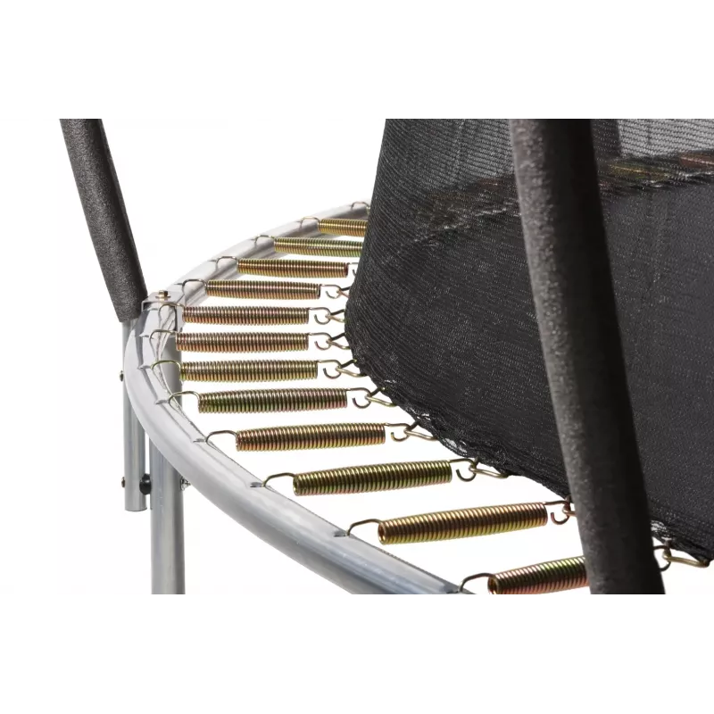 Trampolín de exterior Salta Cosmos 427 cm — modelo 5263A, negro, redondo con red de seguridad