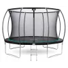 Trampolín de exterior Salta Cosmos 427 cm — modelo 5263A, negro, redondo con red de seguridad