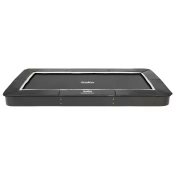 Trampolín rectangular sobre el suelo Salta 5365A — exterior, rectangular, 76 muelles helicoidales, carga máx. 120 kg, edad 5+