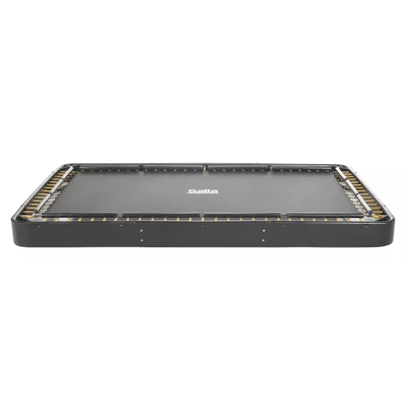 Trampolín rectangular sobre el suelo Salta 5365A — exterior, rectangular, 76 muelles helicoidales, carga máx. 120 kg, edad 5+