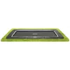 Trampolín rectangular sobre el suelo Salta 5365A — exterior, rectangular, 76 muelles helicoidales, carga máx. 120 kg, edad 5+