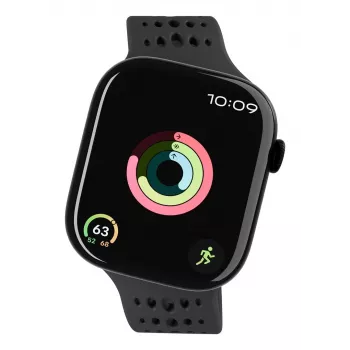 Decoded Silicone Ares O Band - Correa de silicona para Apple Watch 40/42 mm (negro)