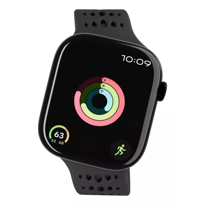 Decoded Silicone Ares O Band - Correa de silicona para Apple Watch 40/42 mm (negro)