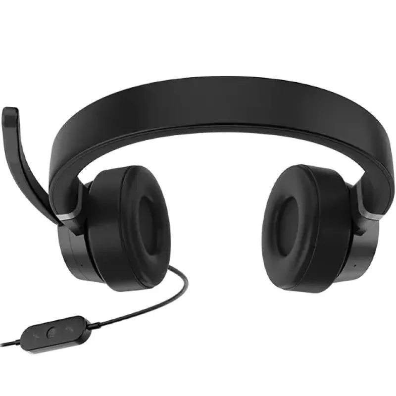 Lenovo Go Wired ANC Headset diadema Auto/Home-Office USB Type-C negro