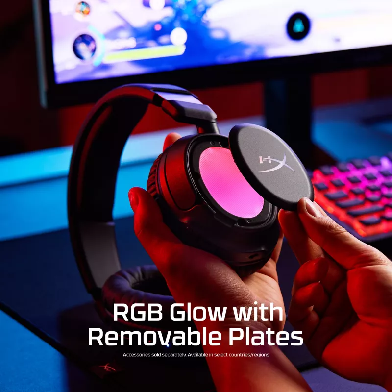 Auriculares gaming inalámbricos HyperX Cloud Flight 2 — circumaurales, negro