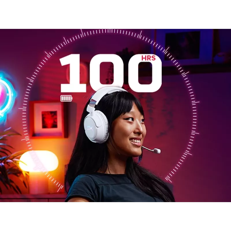 Auriculares gaming inalámbricos HyperX Cloud Flight 2 — circumaurales, negro