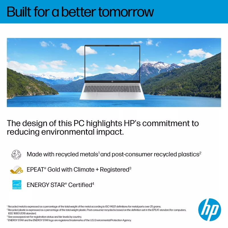 HP OmniBook 5 16-bc1002na AMD Ryzen™ 5 8540U Portátil 40,6 cm (16 pulgadas) pantalla táctil 2K 8 GB LPDDR5-SDRAM 512 GB SSD Wi-Fi 6 (802.11ax) Windows 11 Home plateado (reacondicionado)