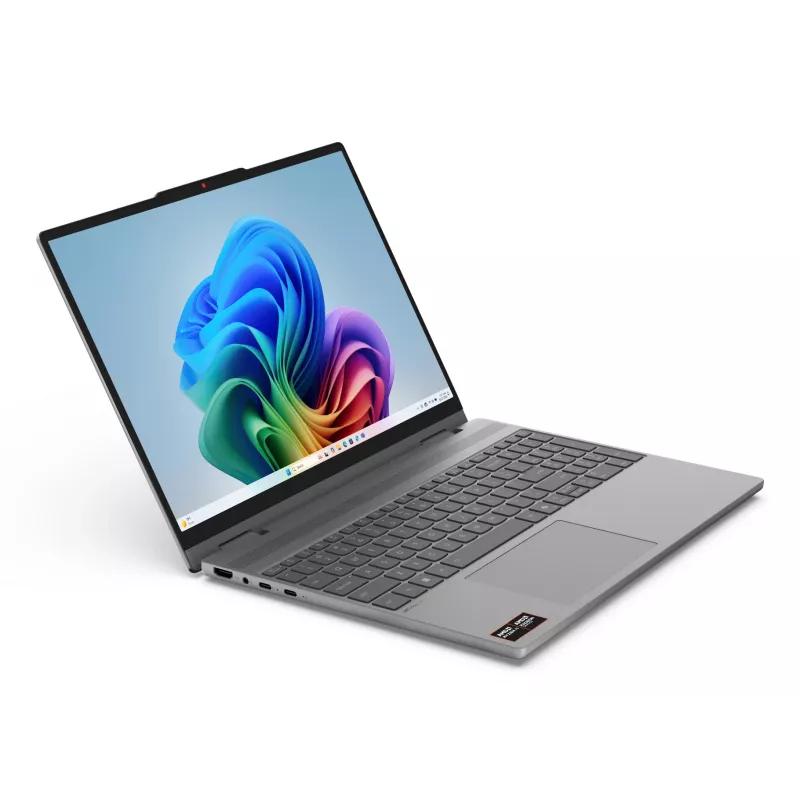 Lenovo IdeaPad 5 2-in-1 15AGP11 Copilot+ PC AMD Ryzen™ AI 5 430 Híbrido (2 en 1) 38,9 cm (15,3 inch) Pantalla táctil WUXGA 16 GB DDR5-SDRAM 512 GB SSD Wi-Fi 7 (802.11be) Windows 11 Home Alemán Gris