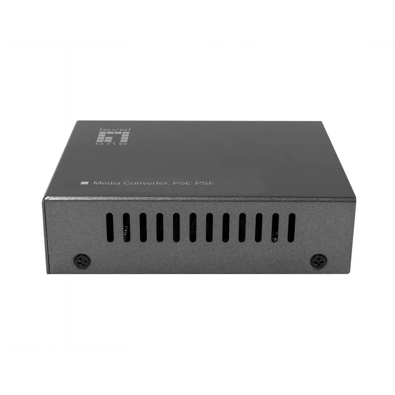 LevelOne Convertidor de medios RJ45 a SFP Gigabit, PoE PSE