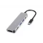Conceptronic DONN02G Docking station/replicador de puertos para portátil USB 3.2 Gen 1 (3.1 Gen 1) Type-C Aluminio