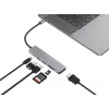 Conceptronic DONN02G Docking station/replicador de puertos para portátil USB 3.2 Gen 1 (3.1 Gen 1) Type-C Aluminio