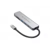 Conceptronic DONN02G Docking station/replicador de puertos para portátil USB 3.2 Gen 1 (3.1 Gen 1) Type-C Aluminio