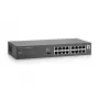 LevelOne Switch Gigabit de 16 puertos, Gigabit Ethernet (10/100/1000), Dúplex completo, Montaje en rack