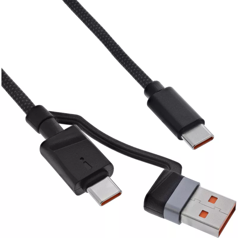 InLine 55365 Webcam 5MP con USB-C, autofoco, Windows Hello y tapa de privacidad