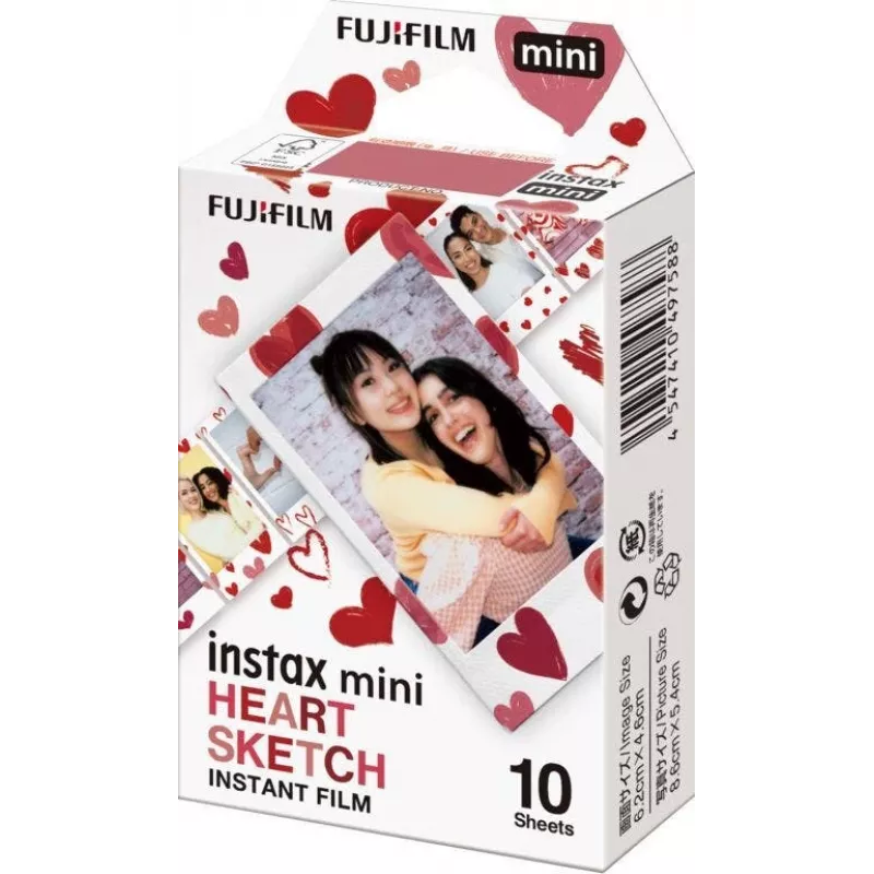 Fujifilm Instax mini Película instantánea 10 unidades 54 x 86 mm