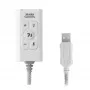 Tarjeta de sonido Mars Gaming MSC2W 7.1 USB Blanco 3,5mm