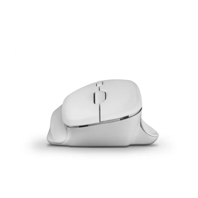 Mars Gaming MMWERGO Ratón inalámbrico Ergonómico Blanco, Diestro, Mecánico, RF Wireless, 3200 DPI, Blanco