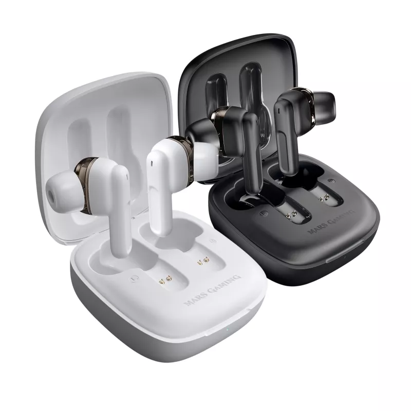 Auriculares Mars Gaming MHIB Wireless Earphones TWS Blanco