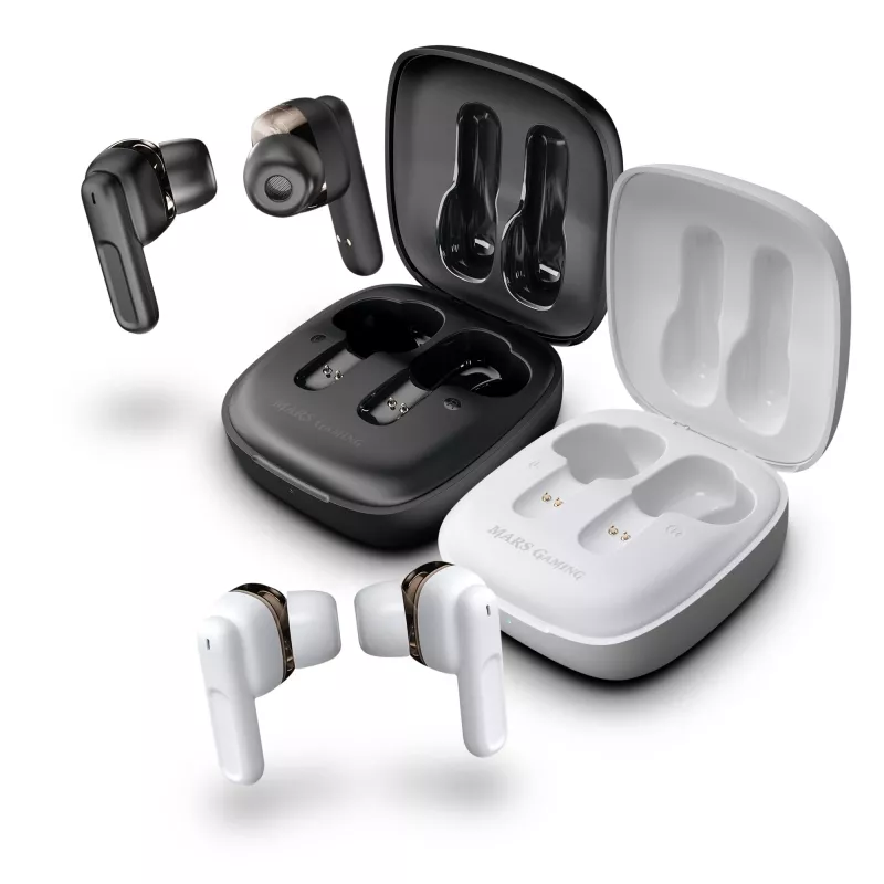Auriculares Mars Gaming MHIB Wireless Earphones TWS Blanco